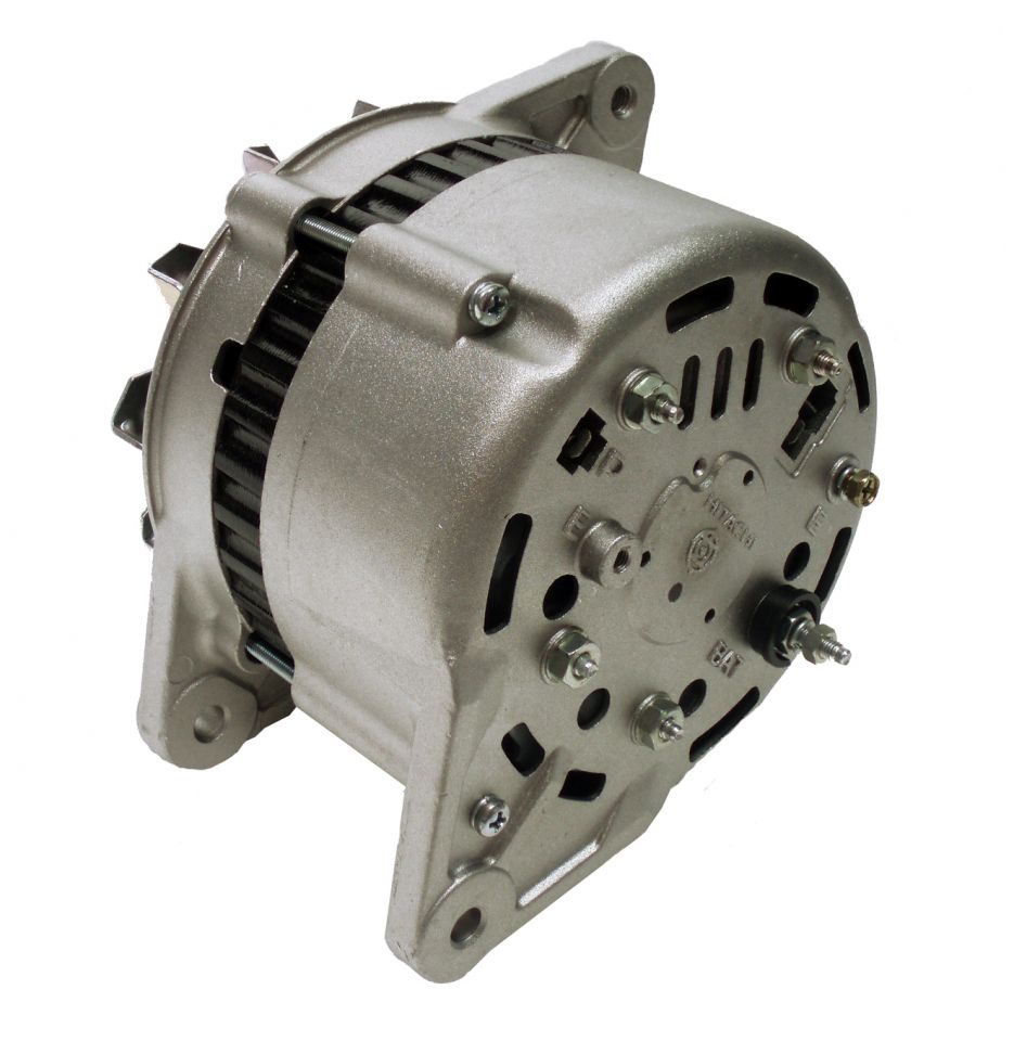 Yanmar 3JH, 4JH, 6LY, 4LH & 6CX Engs. 12V 80-Amp Hitachi Style Alternator,  Replaces Yanmar #119573-7