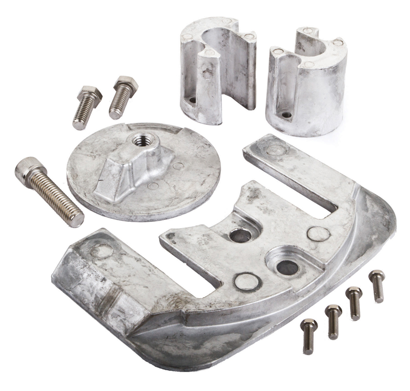 Sterndrive Engineering: Bravo II & III Anode Kit, Zinc